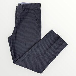 Banana Republic Slim Fit Mens Plaid Stretch Chino Pants Office Travel Slacks 36"